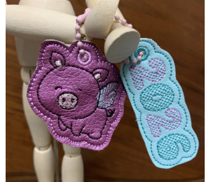 ADVENTSKALENDER 25. Dezember: Stickserie ITH - Anhänger Jahreswechsel Schwein